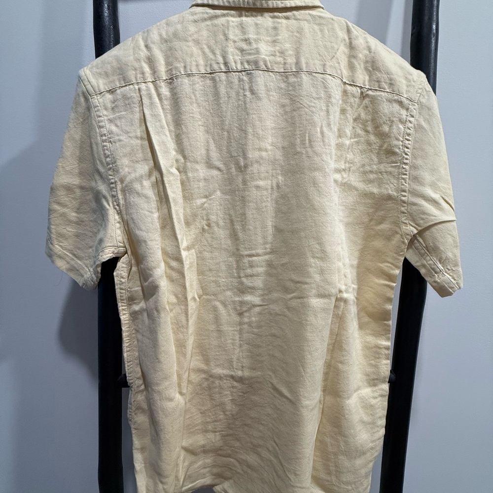 Banana Republic Light Yellow Casual Button Down Shirt - Picture 3 of 7